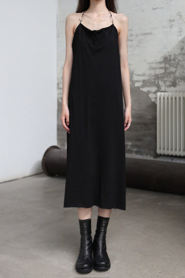 m.a+ 25 Spring/Summer Silver Hook Plain Dress MA-D190*/SH-JCL10-HEI Black